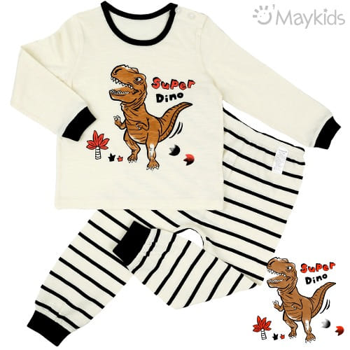 Maykids - Korean Children Fashion - #prettylittlegirls - Extreme Dino Easywear
