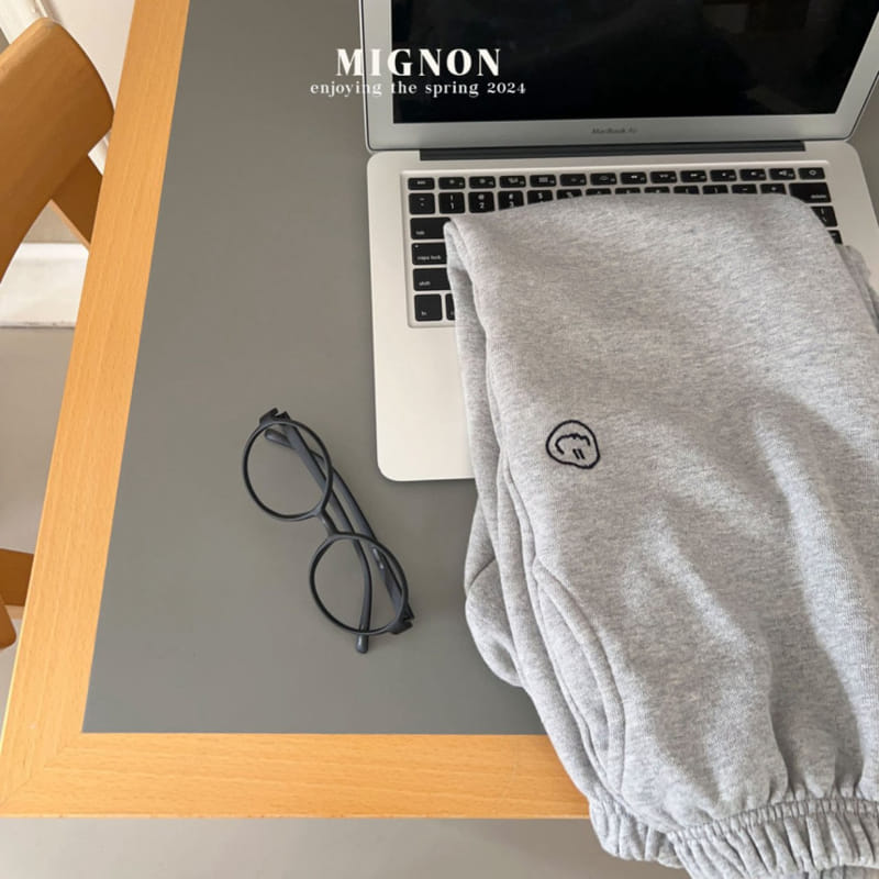 Mignon - Korean Children Fashion - #designkidswear - Smile Jogger Pants - 2