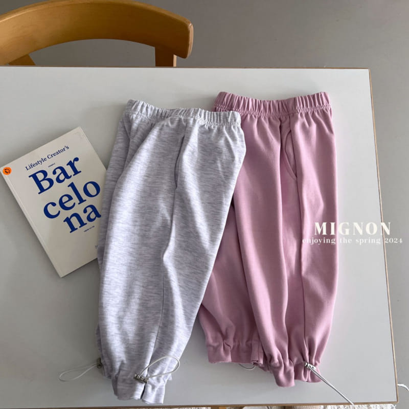 Mignon - Korean Children Fashion - #fashionkids - String Jogger Pants - 3