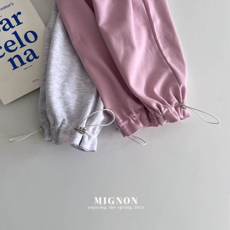 Mignon - Korean Children Fashion - #fashionkids - String Jogger Pants - 4