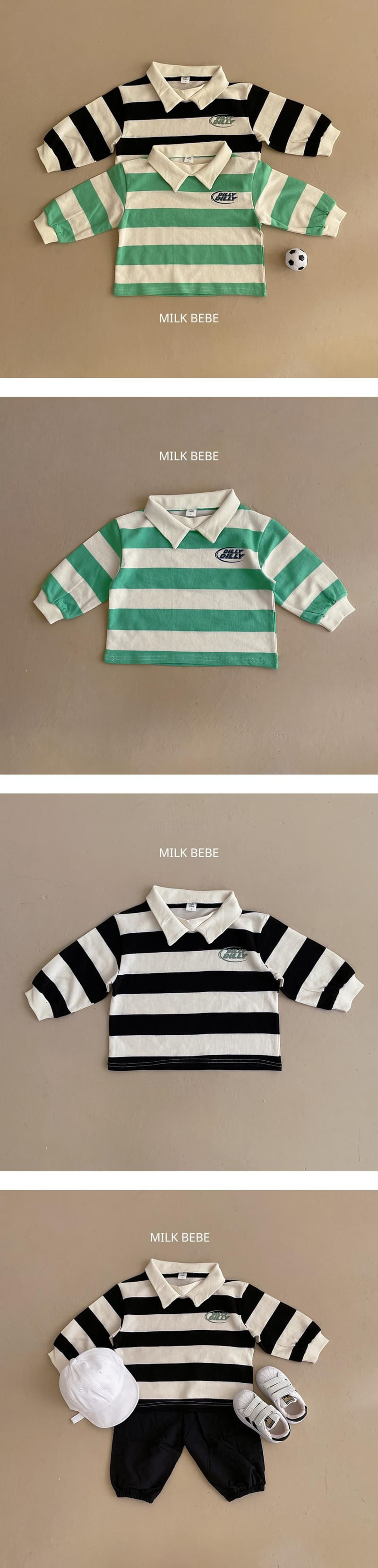Milk Bebe - Korean Children Fashion - #Kfashion4kids - Dili Collar Tee - 2