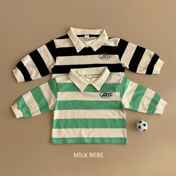 Milk Bebe - Korean Children Fashion - #kidzfashiontrend - Dili Collar Tee