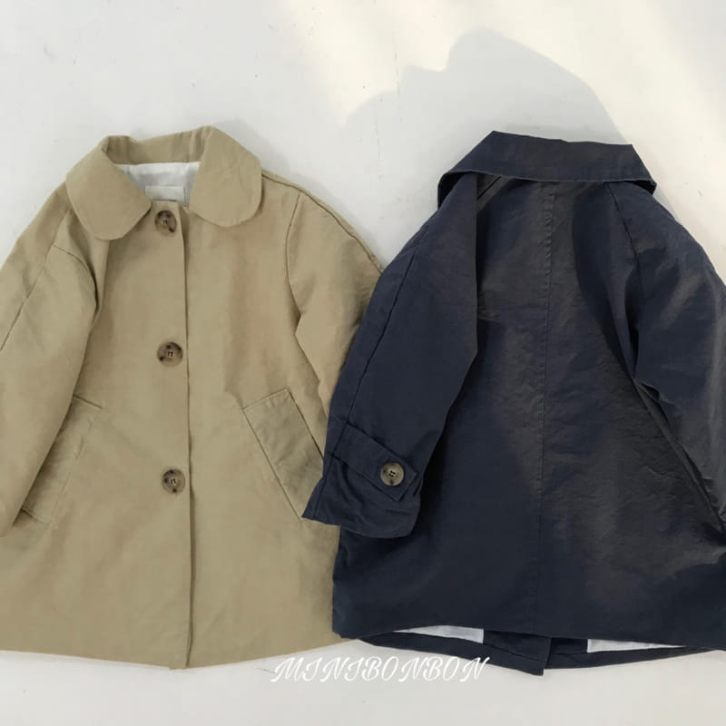 Mini Bongbong - Korean Children Fashion - #minifashionista - Circle Collar Coat