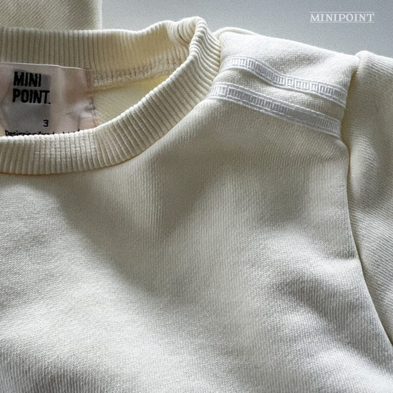 Minipoint - Korean Children Fashion - #designkidswear - Shoulder Line Tee - 2