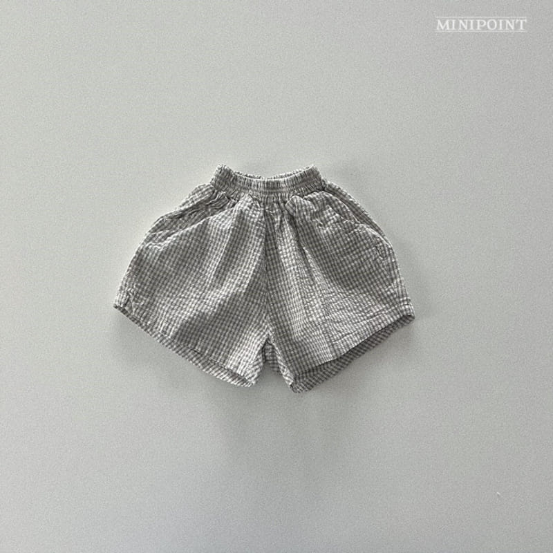 Minipoint - Korean Children Fashion - #kidsshorts - Check Sera Bottom
