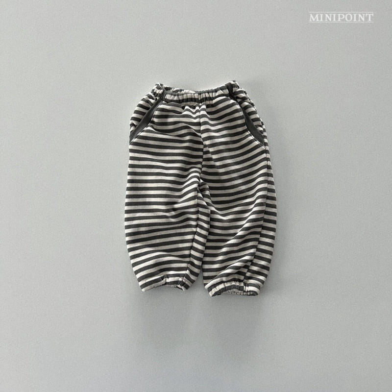 Minipoint - Korean Children Fashion - #kidsstore - Three Line Pants - 2