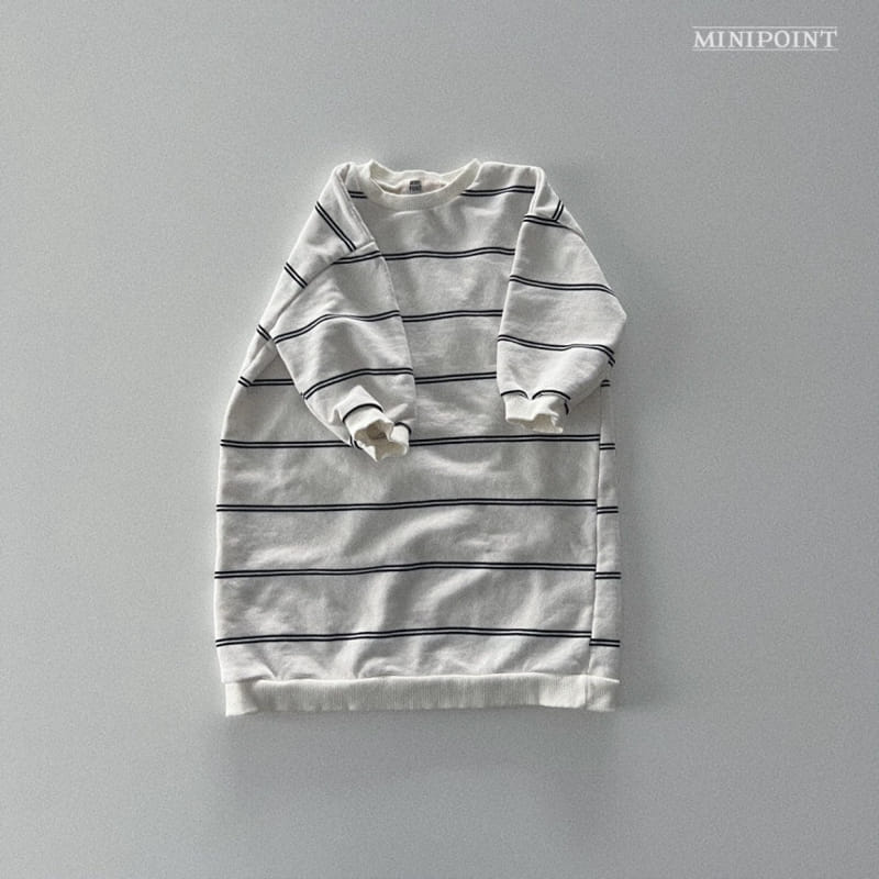 Minipoint - Korean Children Fashion - #littlefashionista - Line Line One-Piece