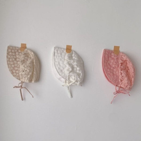 Miso - Korean Baby Fashion - #babywear - Small Flower Bonnet Hat