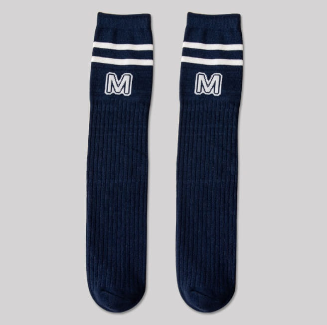 Miso - Korean Children Fashion - #Kfashion4kids - M Line Knee Socks - 5