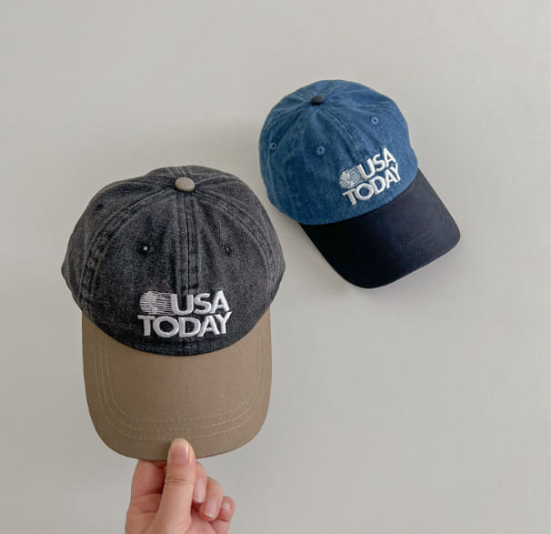 Miso - Korean Children Fashion - #childofig - Today Denim Cap - 3