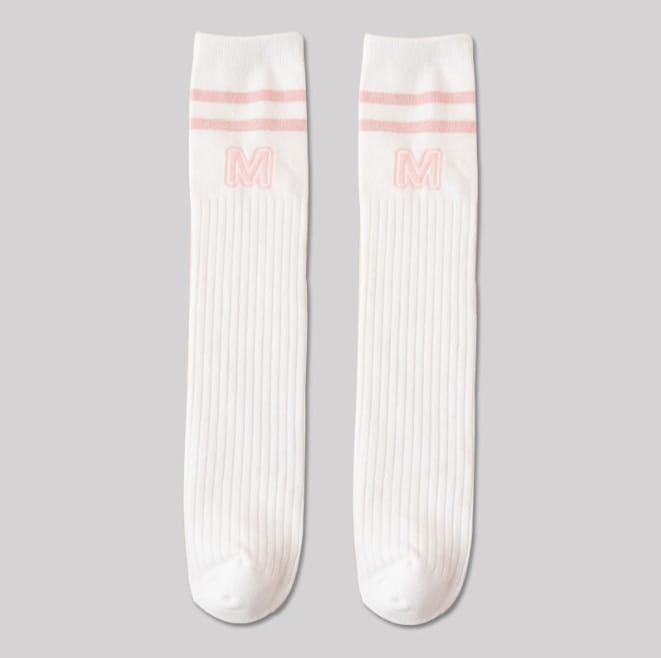 Miso - Korean Children Fashion - #kidsstore - M Line Knee Socks - 3