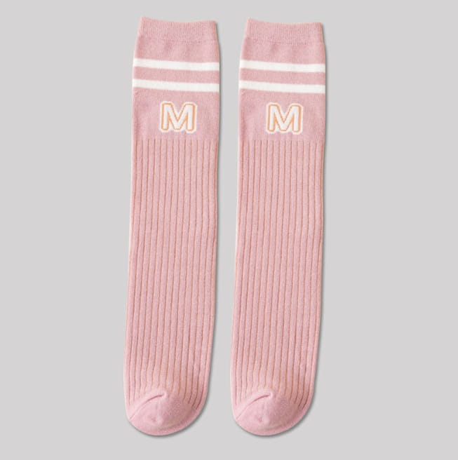 Miso - Korean Children Fashion - #kidsstore - M Line Knee Socks - 4