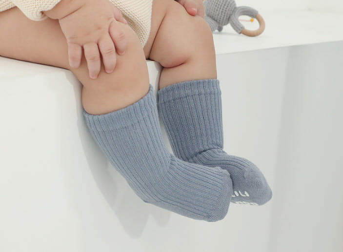 Miso - Korean Children Fashion - #littlefashionista - Loose Fit Rib Socks - 9