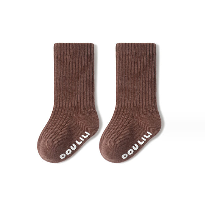 Miso - Korean Children Fashion - #magicofchildhood - Loose Fit Rib Socks - 10