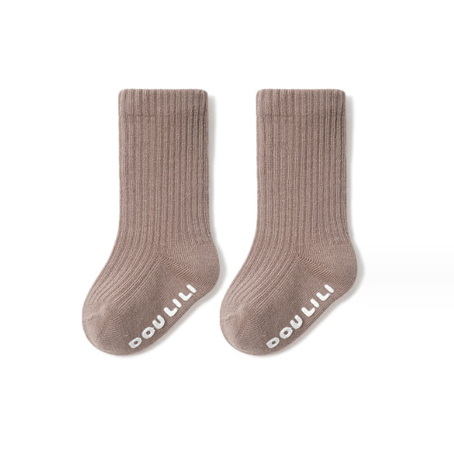 Miso - Korean Children Fashion - #minifashionista - Loose Fit Rib Socks - 11
