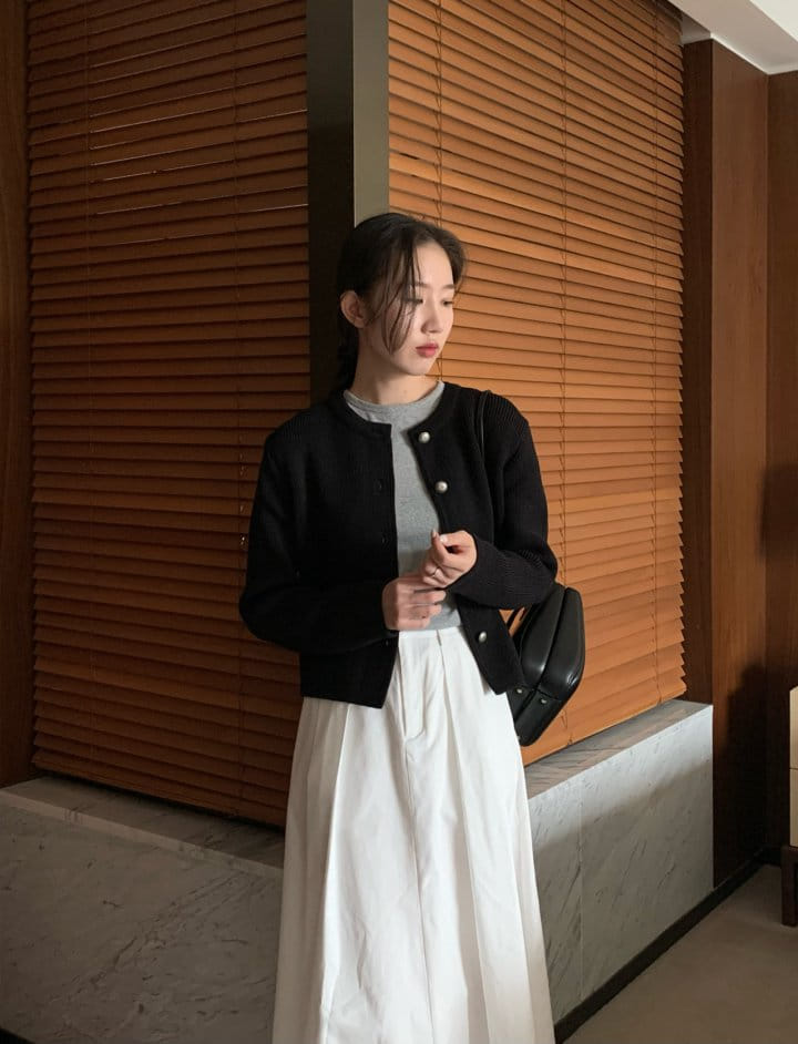 Moani - Korean Women Fashion - #momslook - Mollin French Knit Cardigan