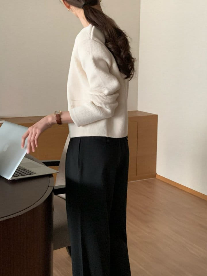 Moani - Korean Women Fashion - #momslook - Mollin French Knit Cardigan - 9