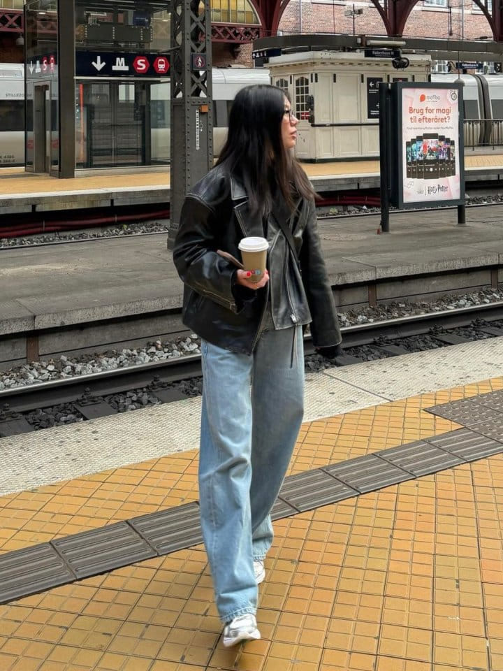 Moani - Korean Women Fashion - #momslook - Ayla Roll Up Wide Denim - 7