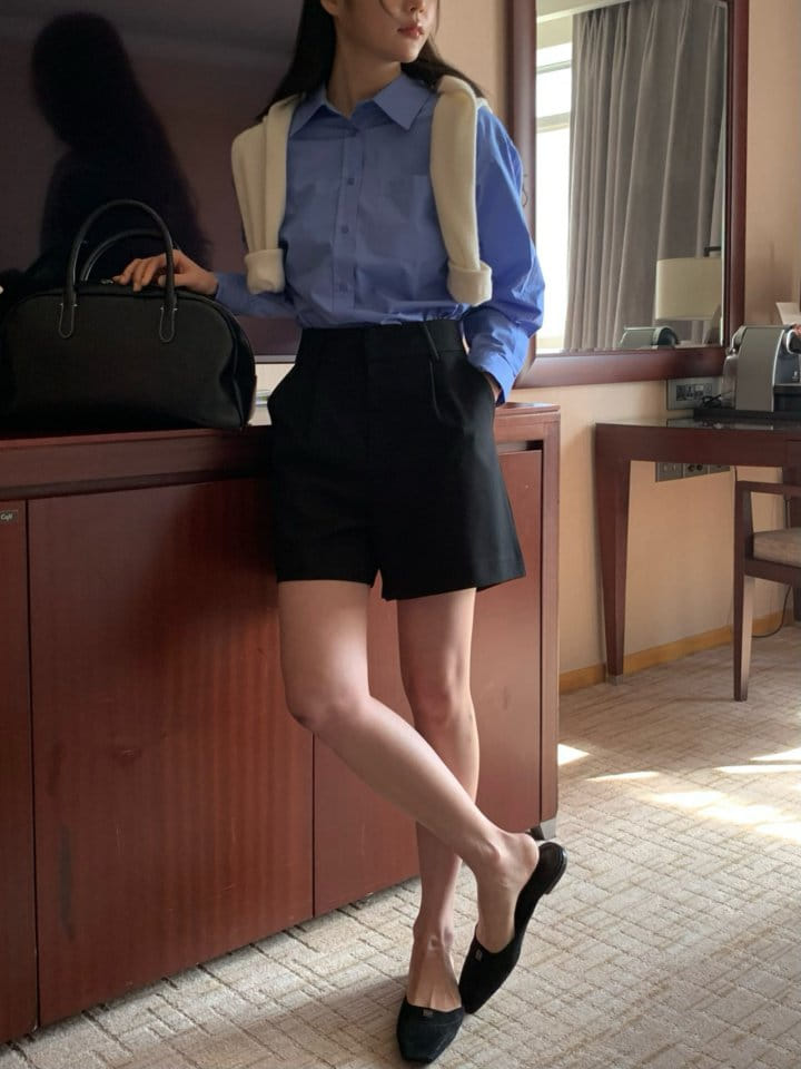 Moani - Korean Women Fashion - #momslook - Pintuck Loosefit Short - 8