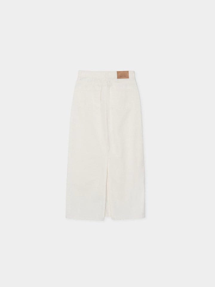 Moani - Korean Women Fashion - #restrostyle - Fave Back Slit Denim Skirt - 5