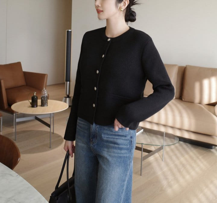 Moani - Korean Women Fashion - #thatsdarling - Mollin French Knit Cardigan - 2