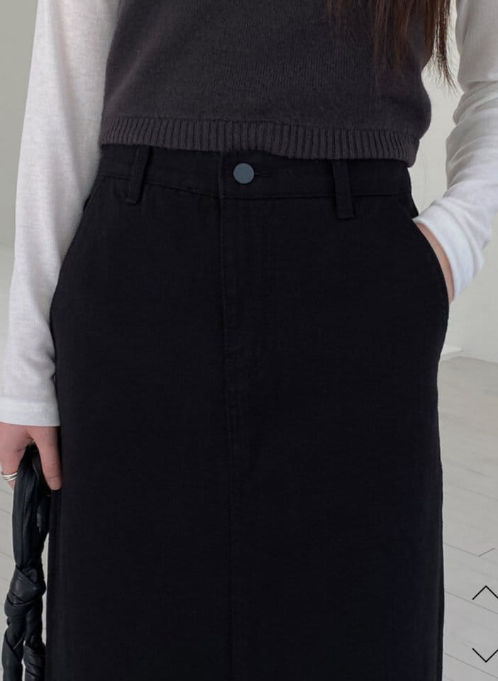 Moani - Korean Women Fashion - #thelittlethings - Fave Back Slit Denim Skirt - 9