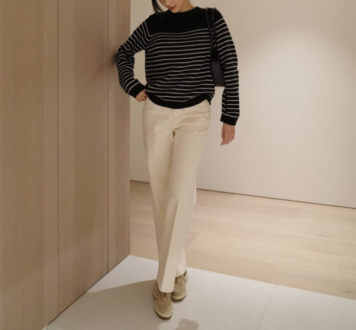 Moani - Korean Women Fashion - #vintageinspired - Classic French Wide Denim - 2