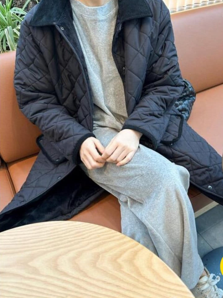 Moani - Korean Women Fashion - #womensfashion - Boe Quilting Coat   - 6