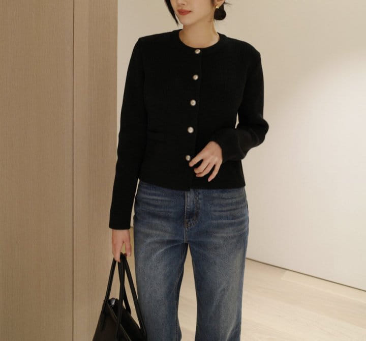 Moani - Korean Women Fashion - #womensfashion - Mollin French Knit Cardigan - 5