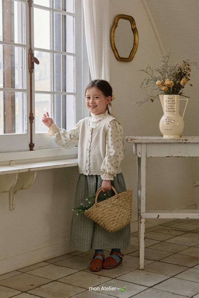 Mon Atelier - Korean Children Fashion - #childofig - Scallop Vest - 11