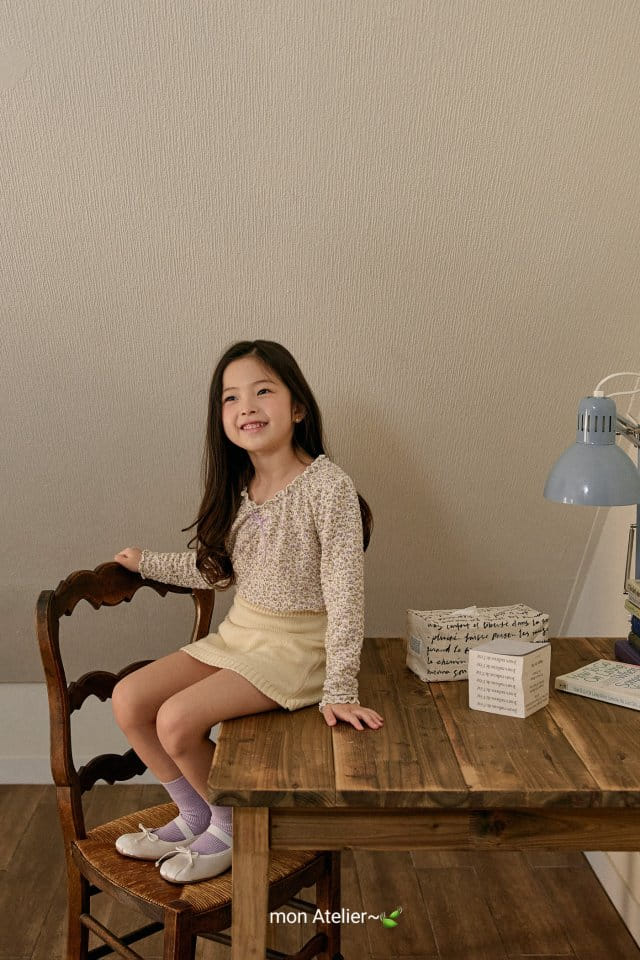 Mon Atelier - Korean Children Fashion - #discoveringself - Pansy Flower Tee - 8