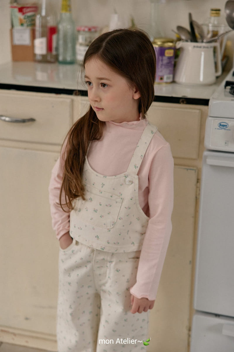 Mon Atelier - Korean Children Fashion - #kidsshorts - Flower Bustier - 5