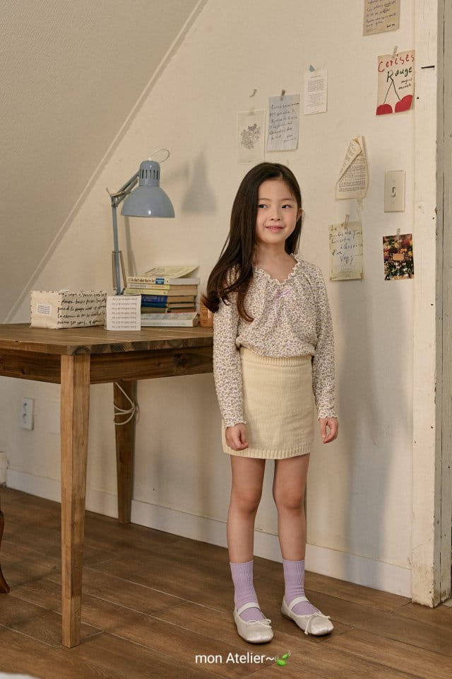 Mon Atelier - Korean Children Fashion - #magicofchildhood - Pansy Flower Tee