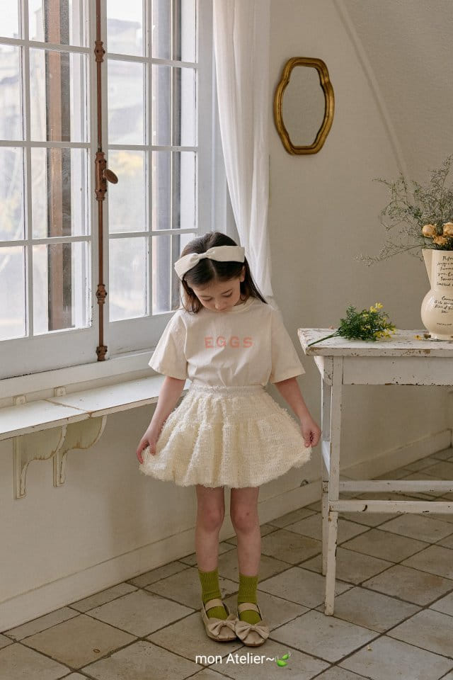 Mon Atelier - Korean Children Fashion - #todddlerfashion - Pumpkin Skirt - 4