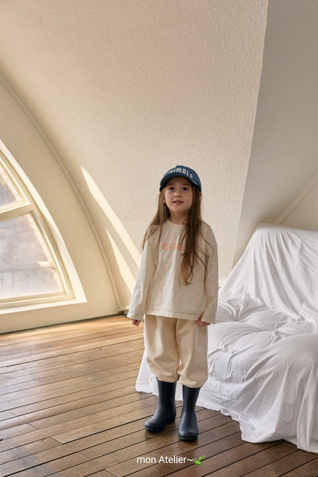 Mon Atelier - Korean Children Fashion - #toddlerclothing - Mom Jogger Pants