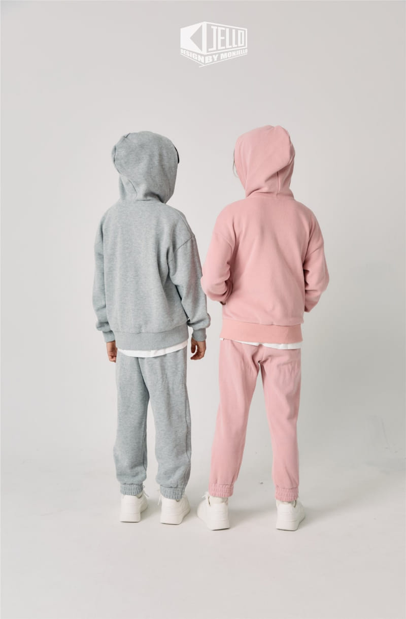 Monjello - Korean Children Fashion - #kidsshorts - Bahama Hoody Zip Up Top Bottom Set  - 3