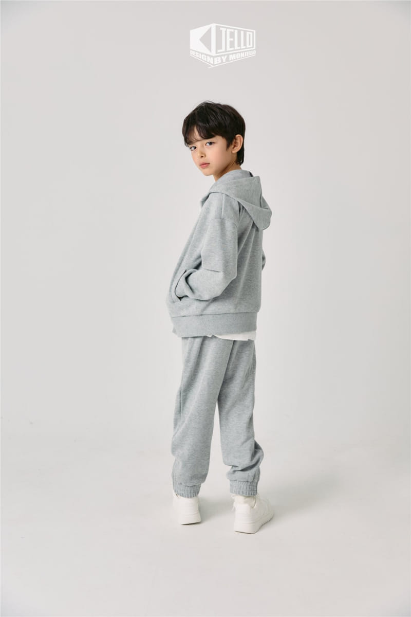 Monjello - Korean Children Fashion - #kidsshorts - Bahama Hoody Zip Up Top Bottom Set  - 4