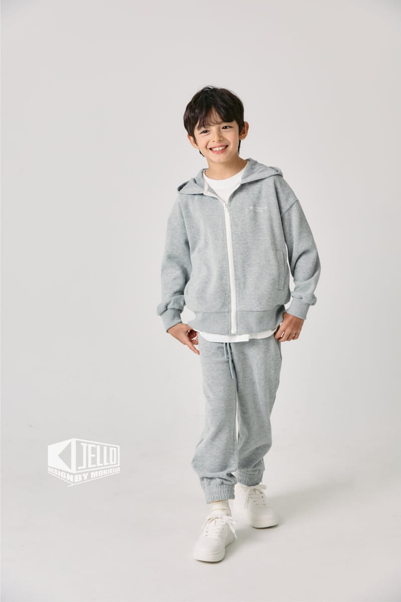 Monjello - Korean Children Fashion - #kidzfashiontrend - Bahama Hoody Zip Up Top Bottom Set  - 5