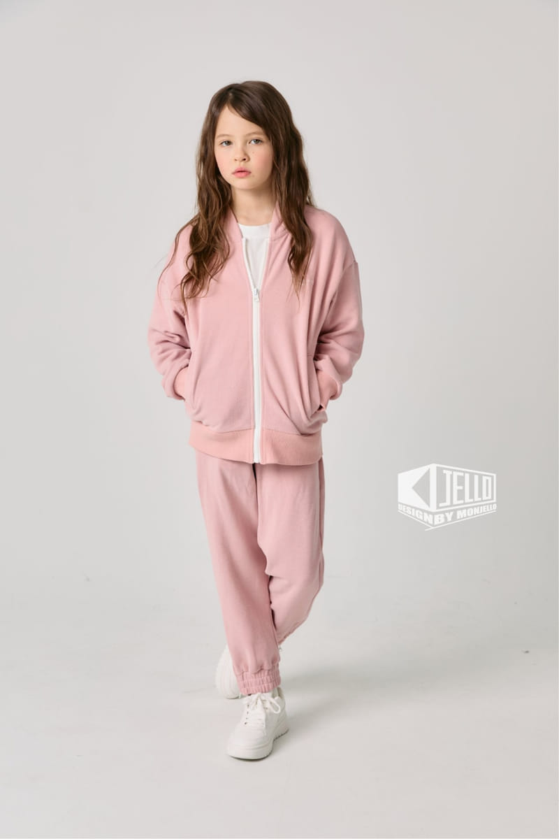 Monjello - Korean Children Fashion - #magicofchildhood - Bahama Hoody Zip Up Top Bottom Set  - 8