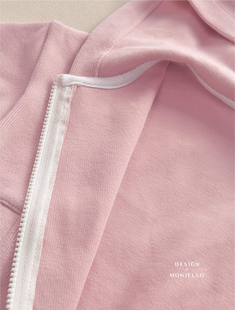 Monjello - Korean Children Fashion - #todddlerfashion - Bahama Hoody Zip Up Top Bottom Set  - 11