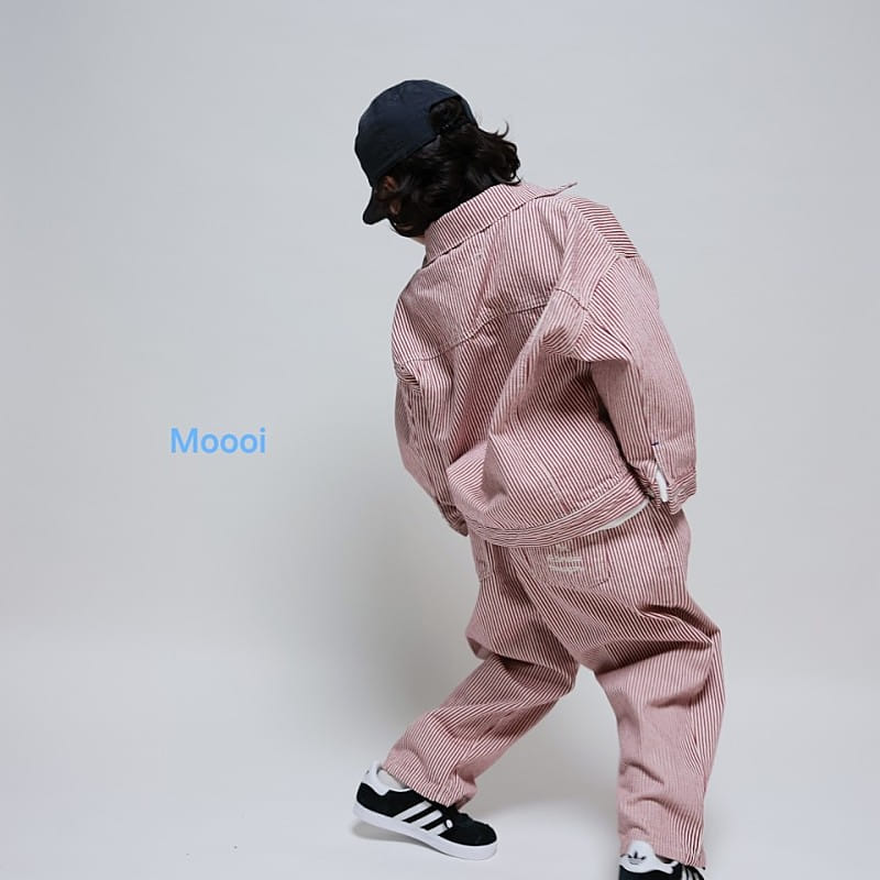 Mooi Store - Korean Children Fashion - #Kfashion4kids - Hickory Embroidery Denim Pants - 7
