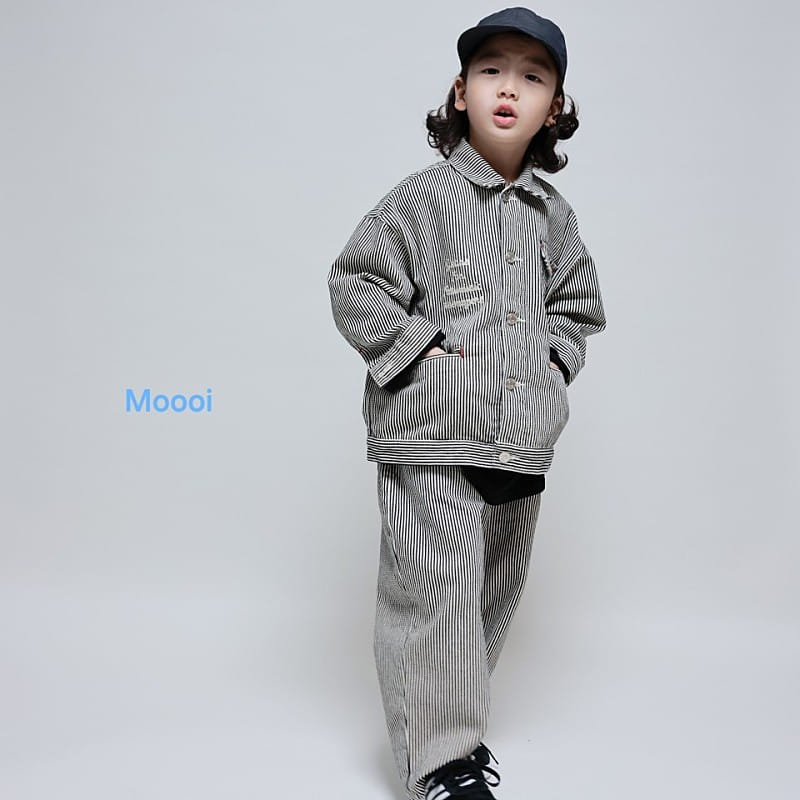 Mooi Store - Korean Children Fashion - #fashionkids - Hickory Embroidery Denim Pants - 3