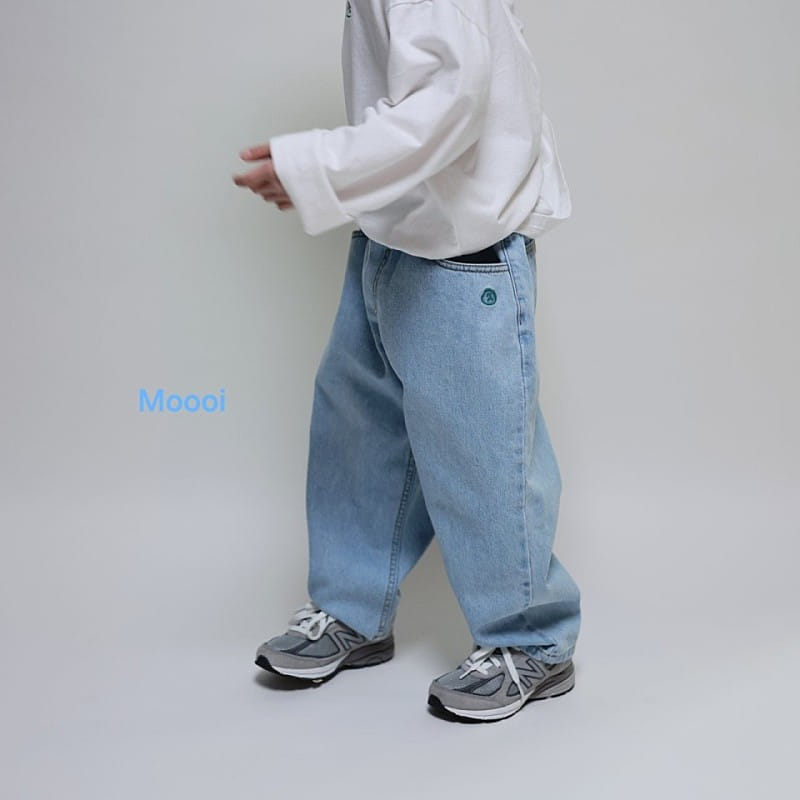 Mooi Store - Korean Children Fashion - #kidzfashiontrend - Smile Embroidery Denim - 2