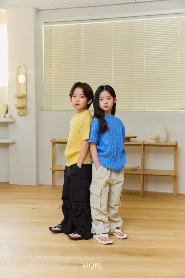More - Korean Children Fashion - #designkidswear - Ni Line Cargo Pants - 4