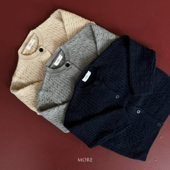 More - Korean Children Fashion - #fashionkids - Cable Cardigan