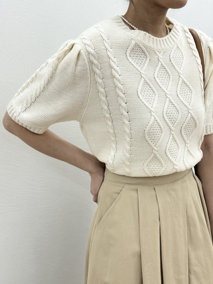 Most - Korean Women Fashion - #momslook - Chief Twiddle Knit - 5