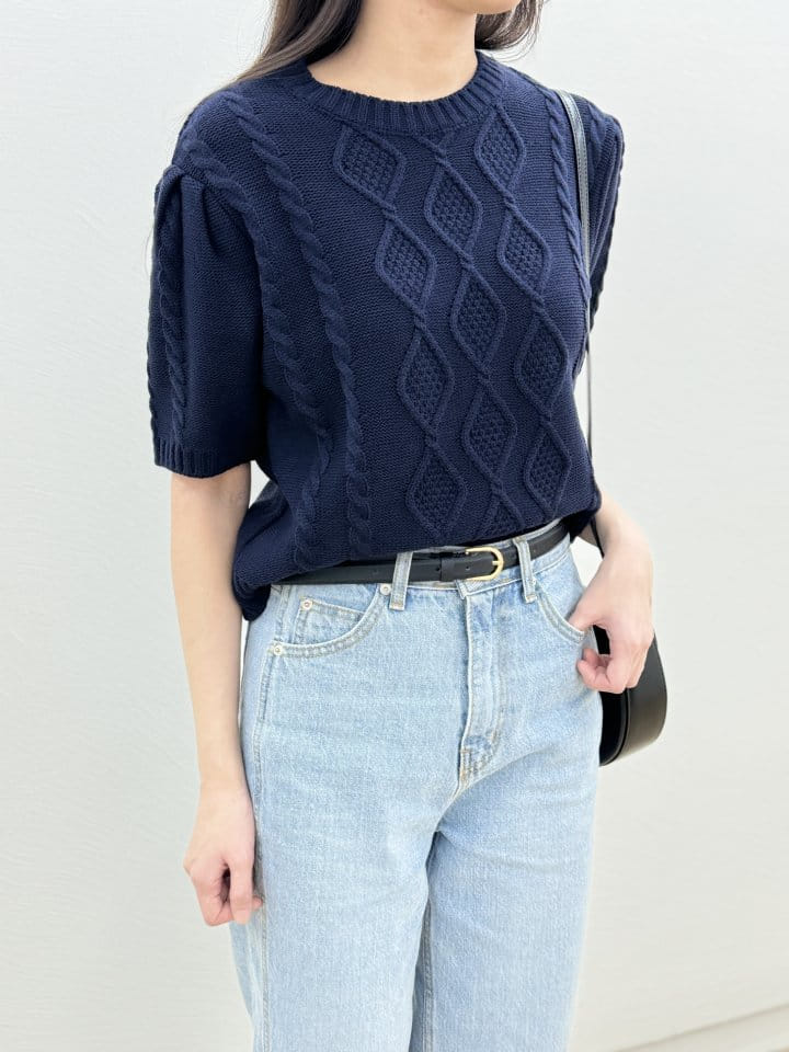 Most - Korean Women Fashion - #momslook - Chief Twiddle Knit - 9