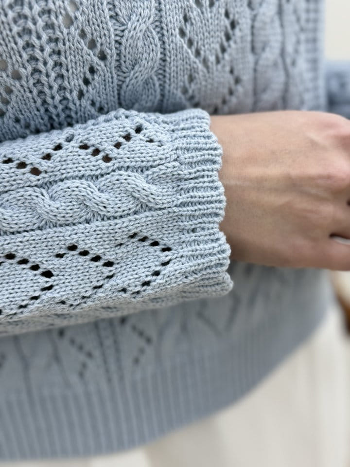Most - Korean Women Fashion - #momslook - Unick C Knit - 8