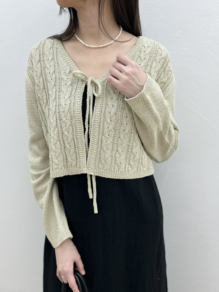 Most - Korean Women Fashion - #romanticstyle - Leeds Twiddle Cardigan - 2