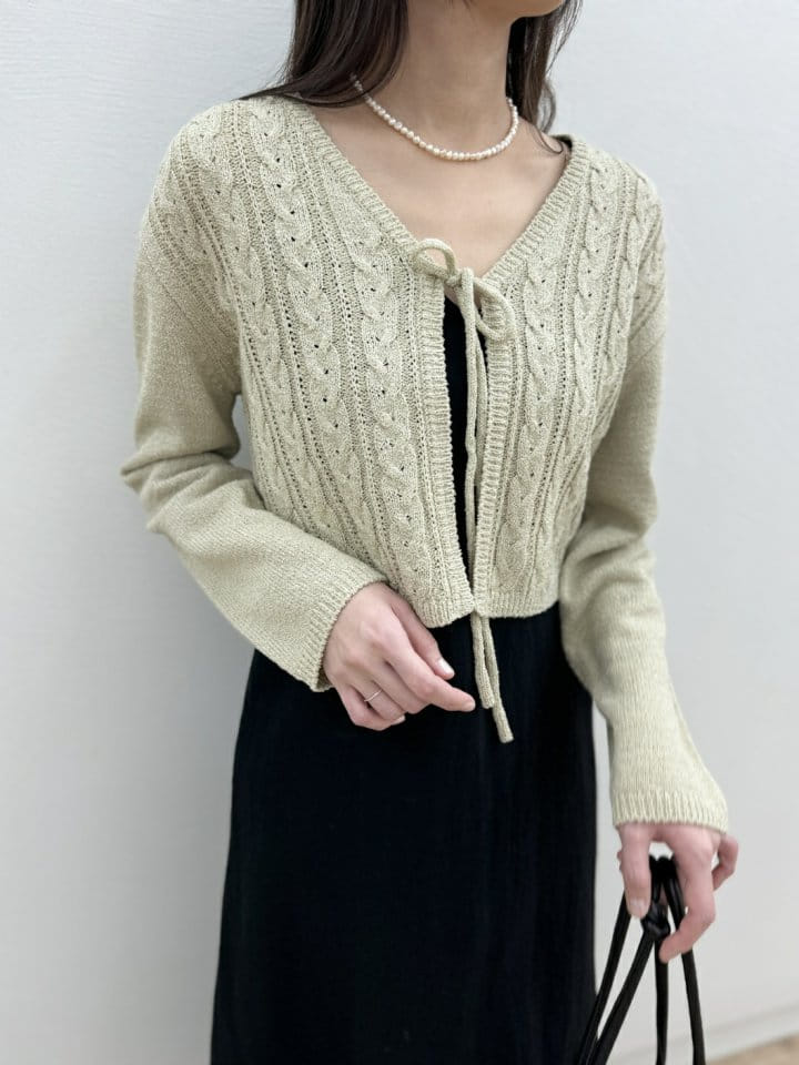 Most - Korean Women Fashion - #shopsmall - Leeds Twiddle Cardigan - 3
